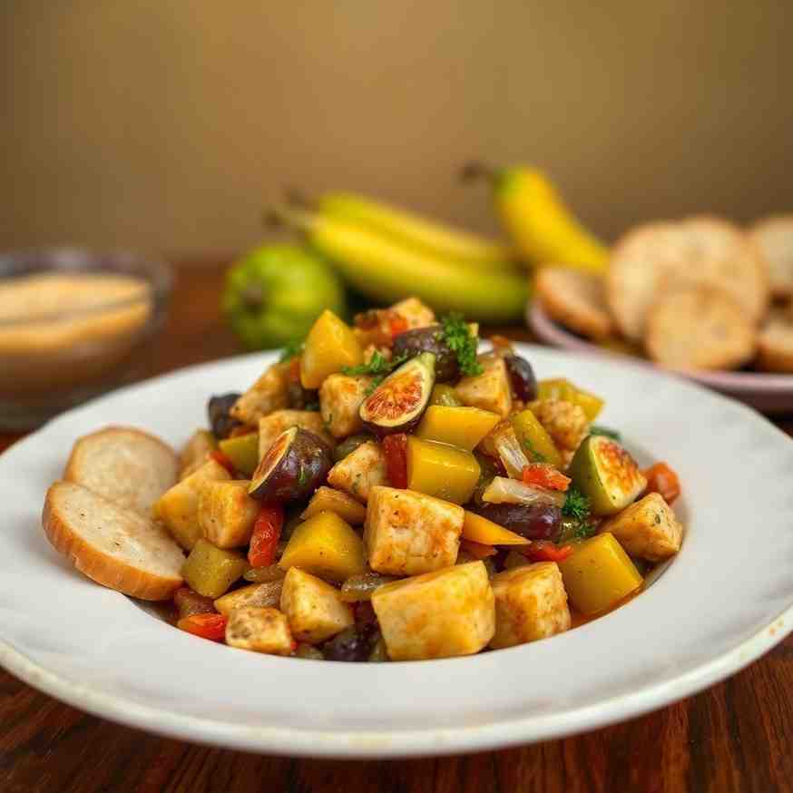 Antiguan Green Fig & Saltfish Recipe